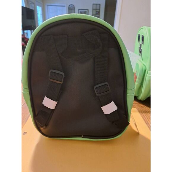 New Minecraft Green Mini Backpack Bag TNT Zipper Pull 10.5" Gaming Bag - Picture 3 of 7